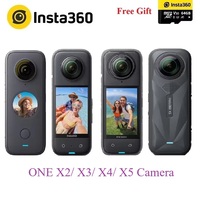 Insta360 X5  X4 X3 ONE X21800mah battery 5.7k, video 10m waterproof Insta 360 X 4\\X 3 Action Camera