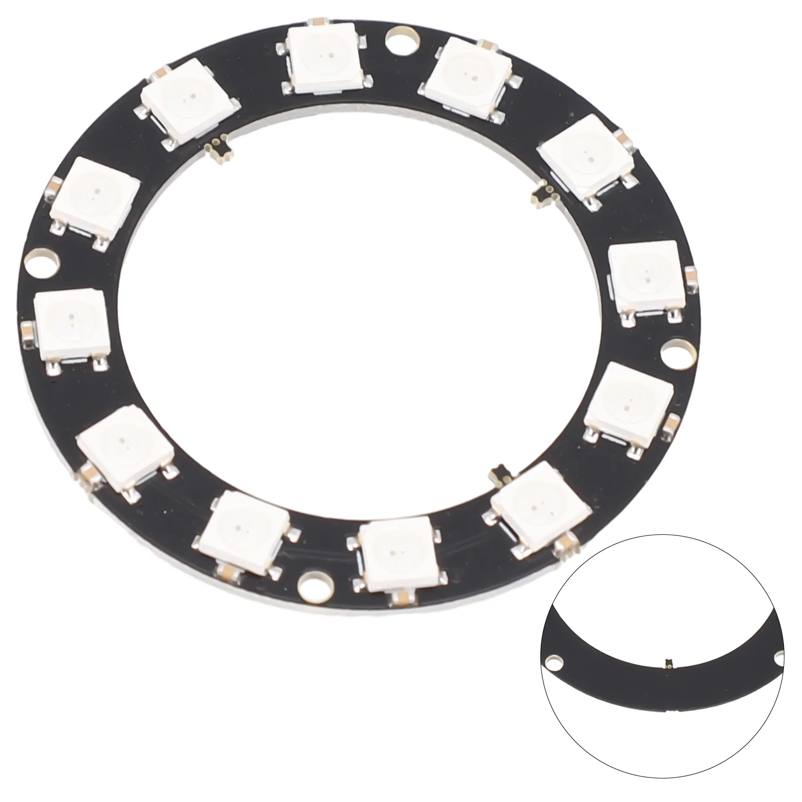 NeoPixel LED Ring Driver Development Board, endereçável individual, 5050 RGB, 5V, novo, Arduino WS2812, 1Pc