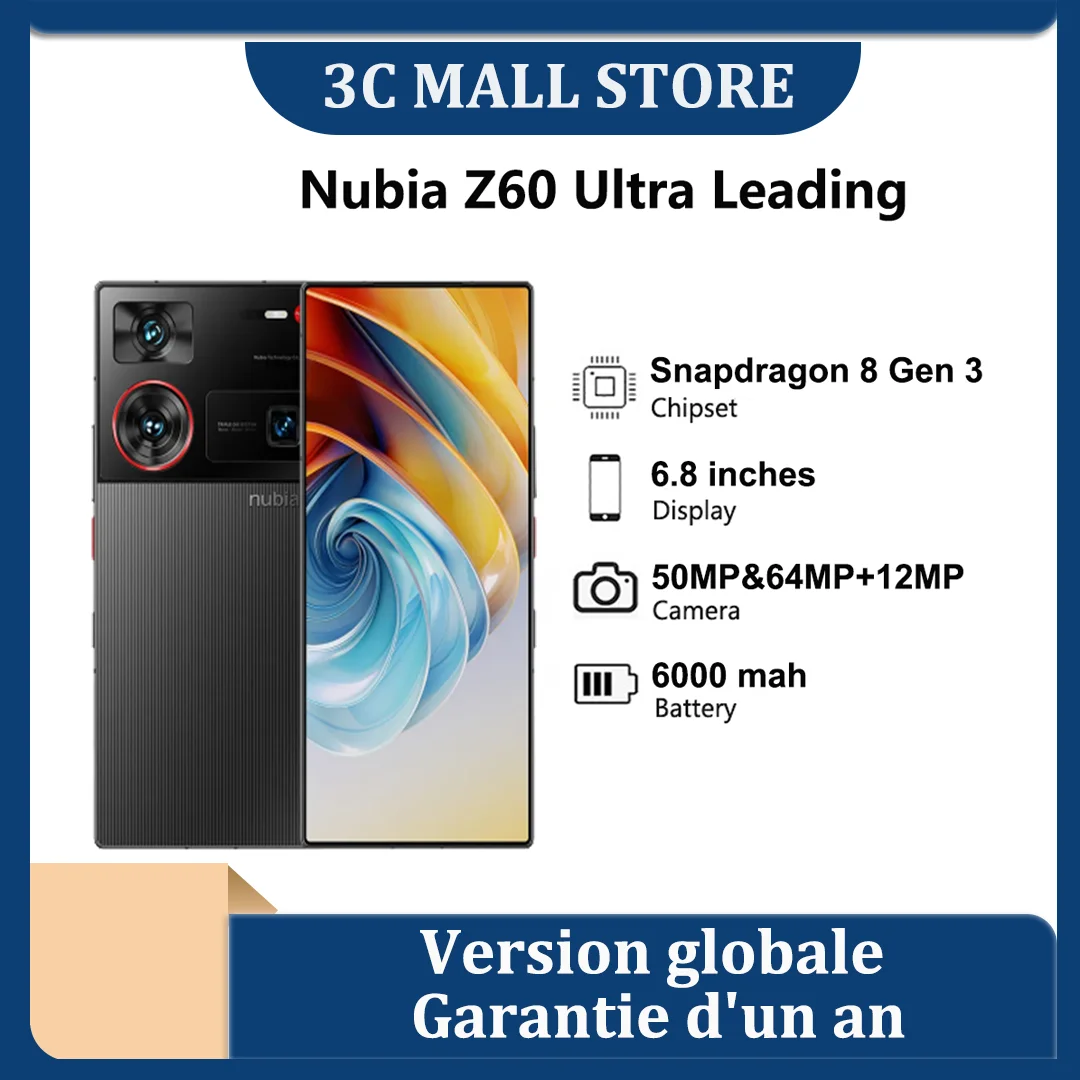 Global Version Nubia Z60 Ultra Leading Version 6.8