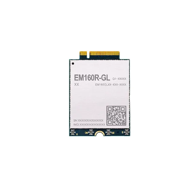 

NEW EM160 EM160RGLAU-M21-SGADA EM160R-GL LTE Cat16 M.2 module DL carrier aggregation 256QAM Build-in eSIM GNSS receiver MIMO