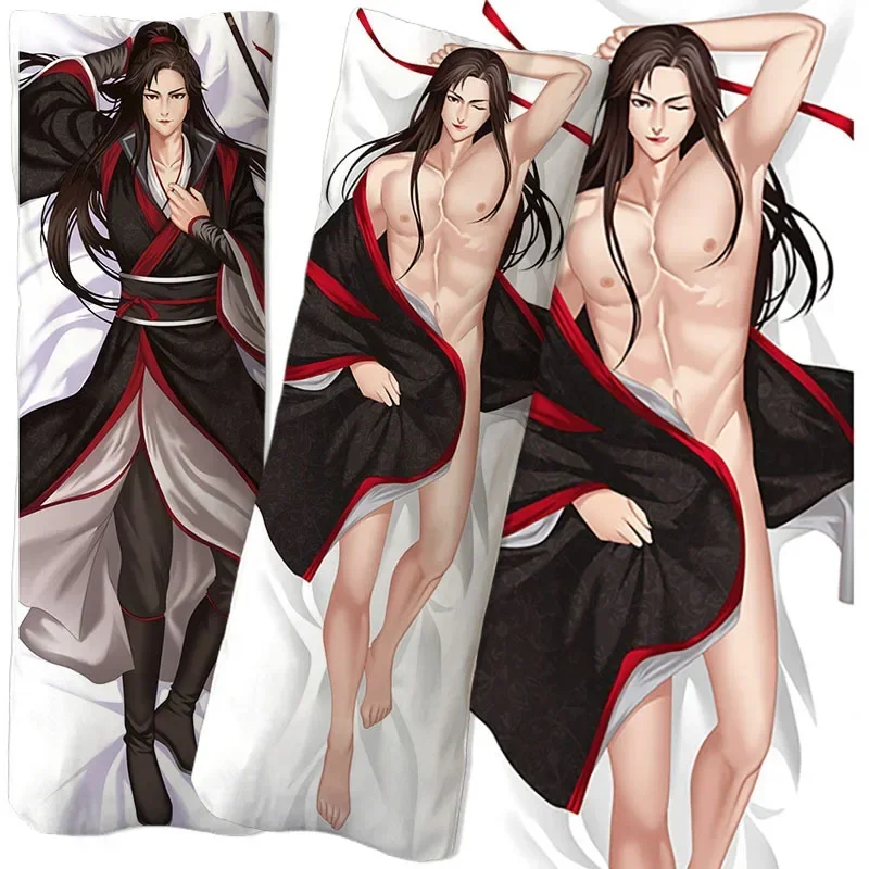 Anime MO DAO ZU SHI figure Equal body hug body pillow pillowcase double-sided 3D printing bedding DIY two-dimensional sexy gift