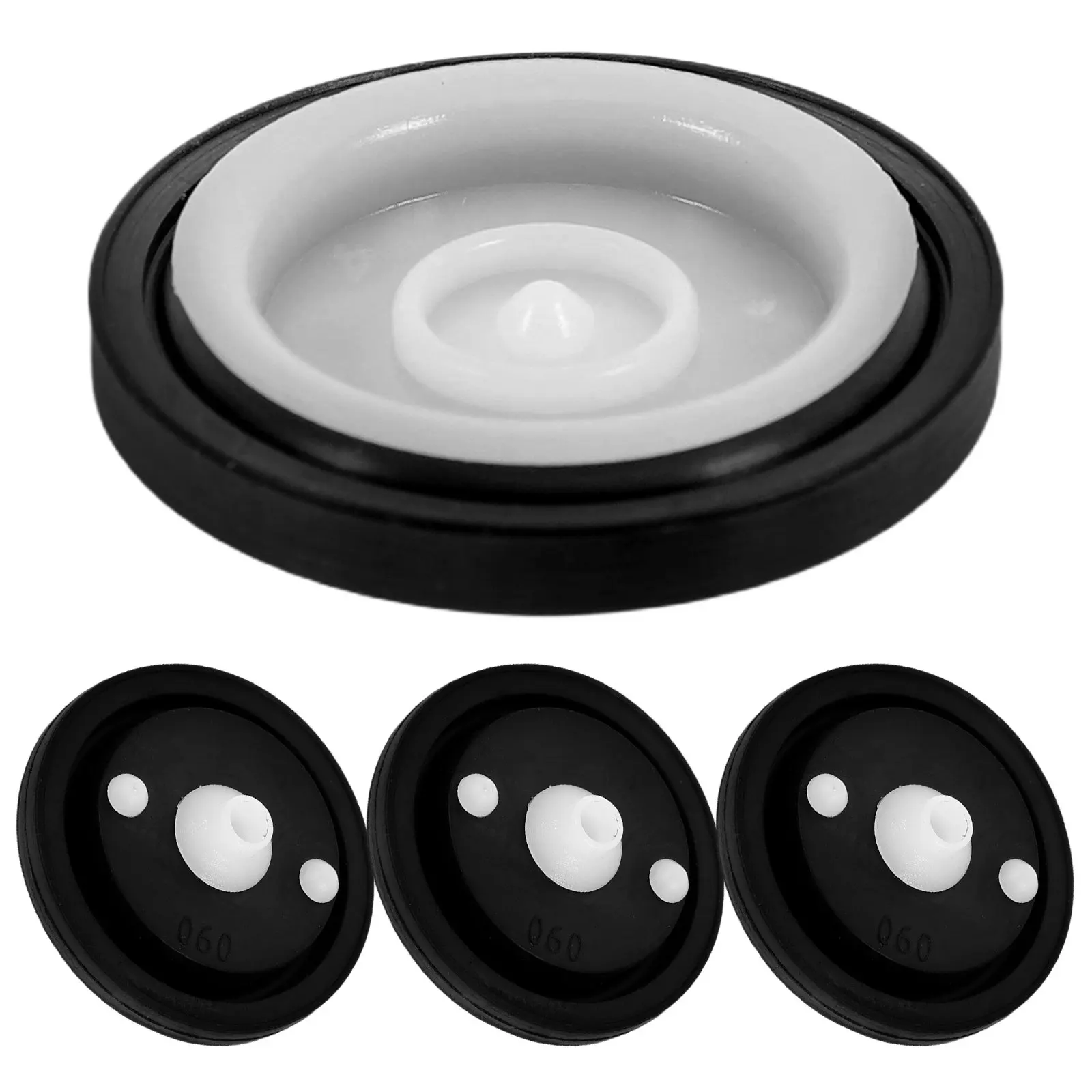 4Pcs Solenoid Valve Diaphragm Water Supply Systems Easy Replace Washing Machine Inlet Valve Plumbing Repair Seal Kit