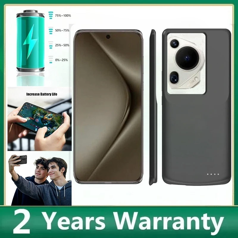 

Новый модный чехол-аккумулятор Travel Fashion 10000 мАч для Huawei Pura 80 70 Ultra Pro + чехол-пауэрбанк для зарядки Pura 60 Pro