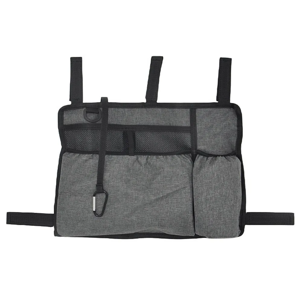 Large Capacity Walker Bag Cup Holder Included Hands Free Storage Walker Pouch Attachments Adjustable Strap