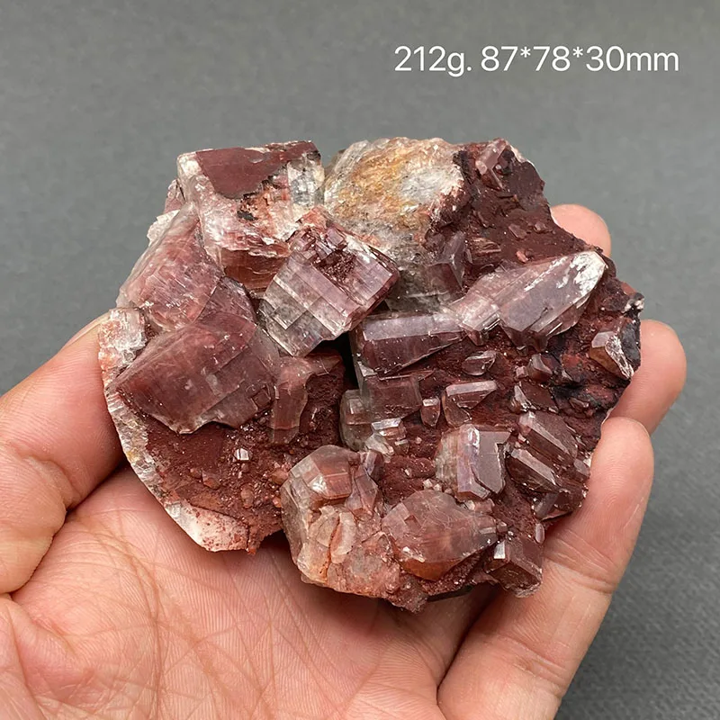 100% natural  Chocolate calcite (fluorescent effect pink) raw stone mineral specimen healing crystal stone gemstone collection