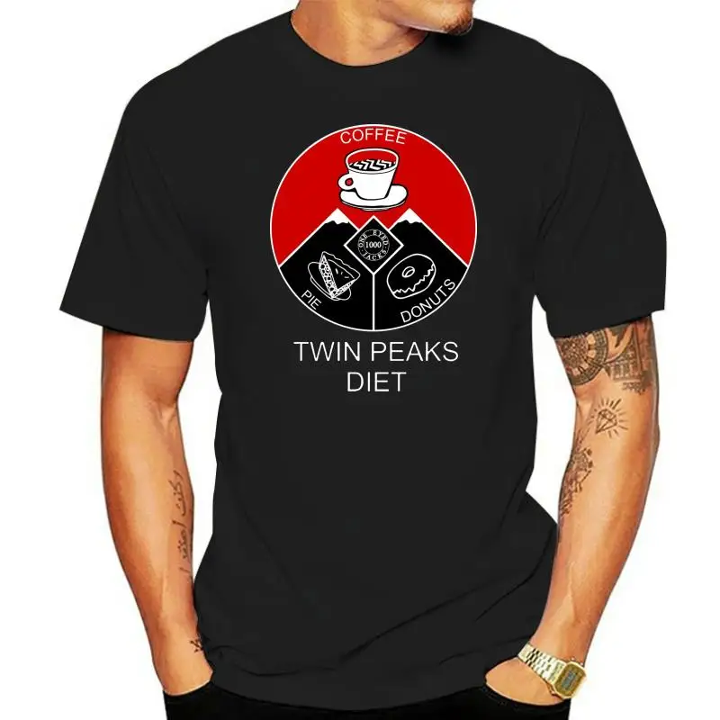 

Twin Peaks Diet T Shirt Top Tv Show Series For Youth Middle-Age The Old Tee Shirt