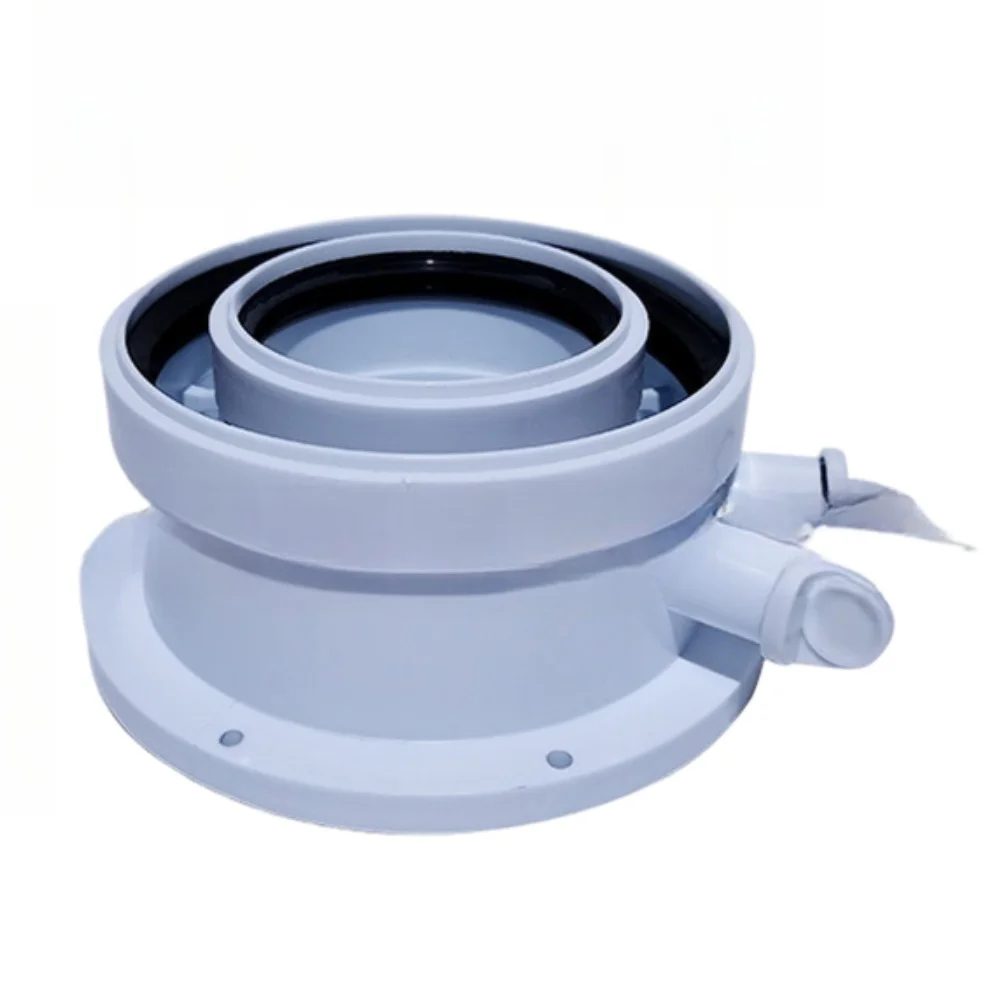 Wall Mounted Boiler Flue Component PP Construction 15x15x15cm Efficient Smoke Pathway Design for Clean Heating Process Support