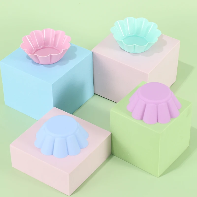 12-Piece Round Silicone Cake Molds 6