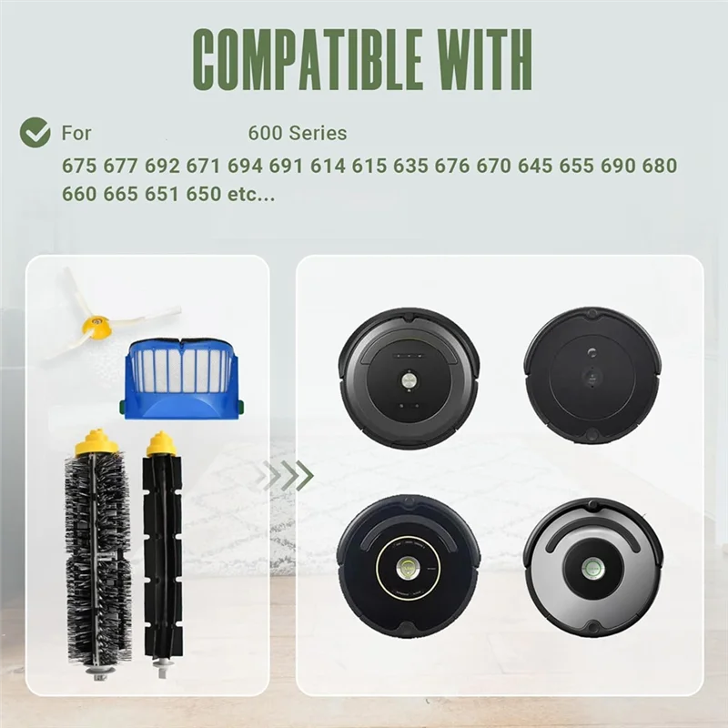 -MEOF запасные части, аксессуары для пылесоса Irobot Roomba 675 694 692 614 670 677 671 691 676 639 679 615 600 Series