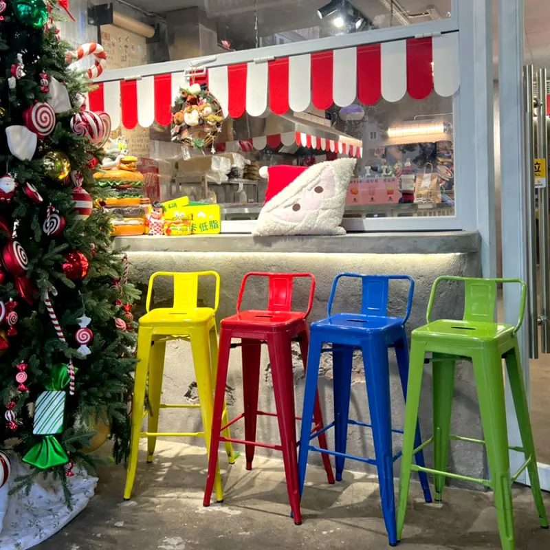 

Современный зеленый барный стул, коммерческий скандинавский минималистичный уникальный обеденный стул, дизайнерская прочная обеденная мебель Sillas De Comedor