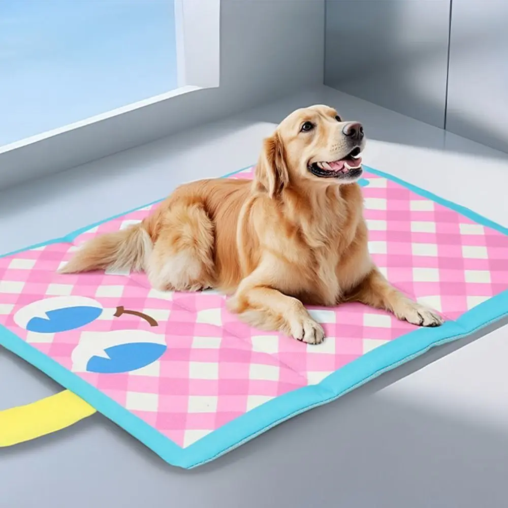 

Dog Bed Waterproof Pet Cooling Mat Heat-Resistant Breathable Summer Sleeping Pad Universal Non-Toxic Cooling Bed Mat Hot Weather