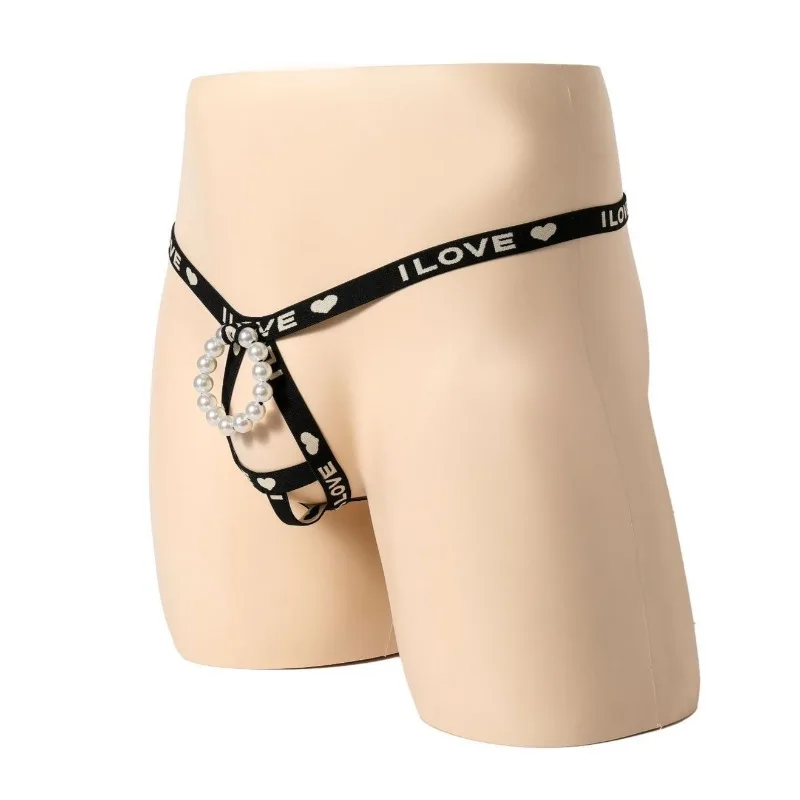 يا خاتم مطرز حزام رياضي سيسي الملابس الداخلية حزام بوق الحقيبة محسن سيور الجبهة مفتوحة ثقب Pensi g-سلسلة مثلي الجنس المثيرة الملابس الداخلية #2
