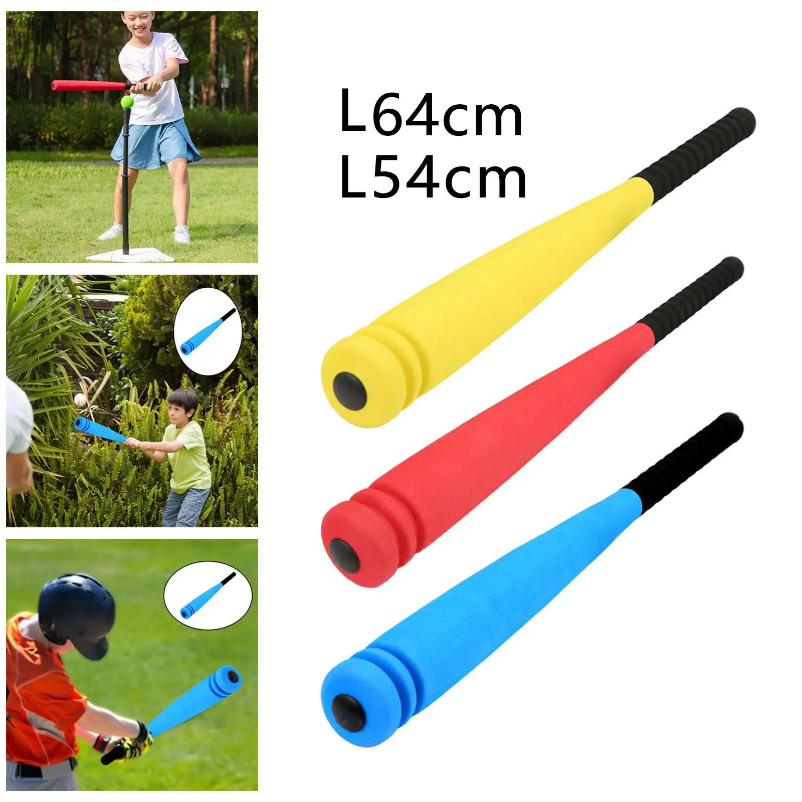 Eva Baseball Bat Parent-child Toddler Playset Baseball Suit Children Accessory Outdoor Foam Wear-resistant for Age 2-4 Children