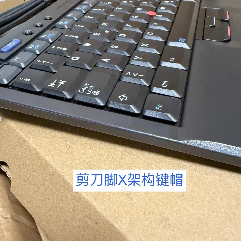 Wired USB Keyboard with Pointing Stick for Desktop Notebook Computer