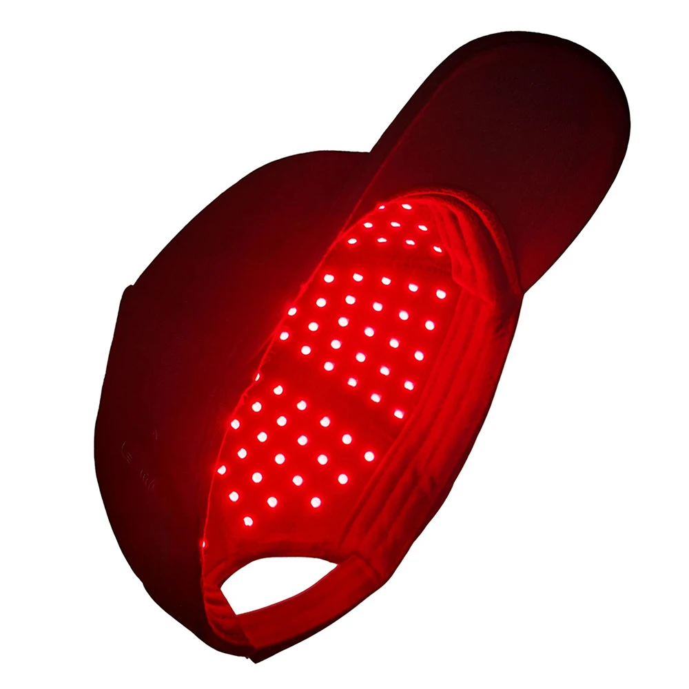 650nm 850nm Red Infrared Light Hair Care Cap for for Men Women Handheld Cap-shaped LLLT Device Hair Growth Therapy Hat