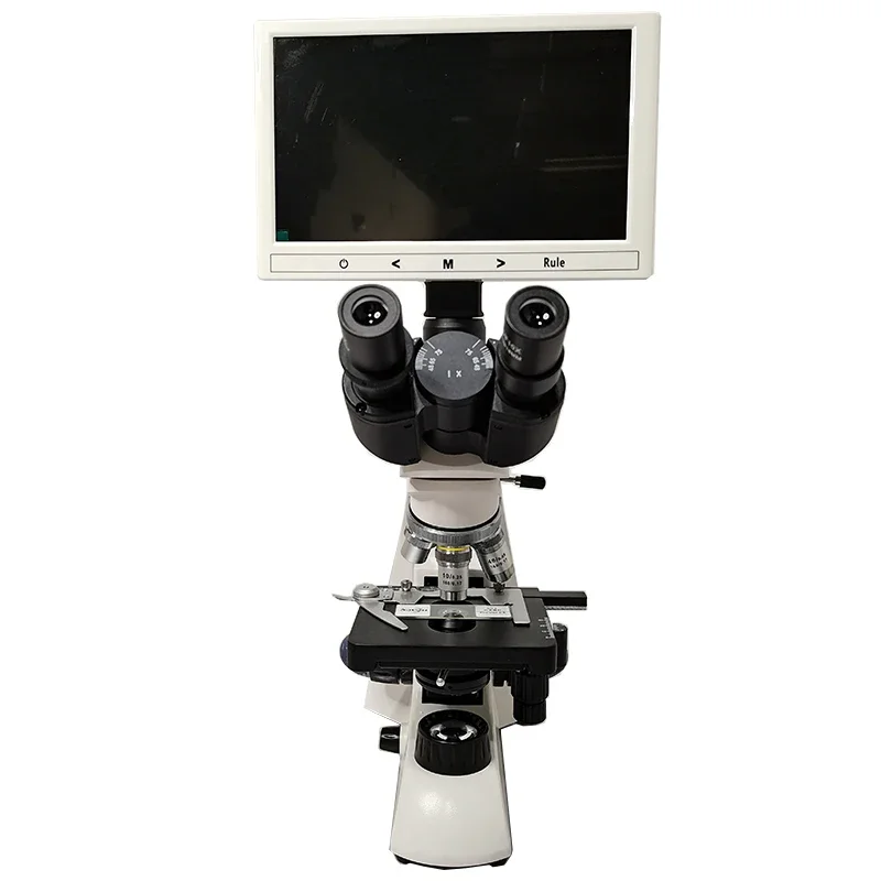 7 inch China LED light video biological lcd microscope/microscope with lcd screen