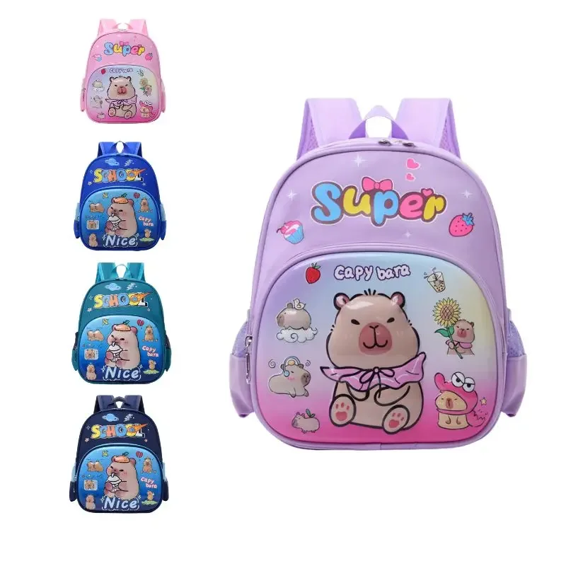 

Cartoon EVA Children's Backpack for Boys and Girls,Lightweight Waterproof Capybara School Bags for Kindergarten,Leisure Day Bag