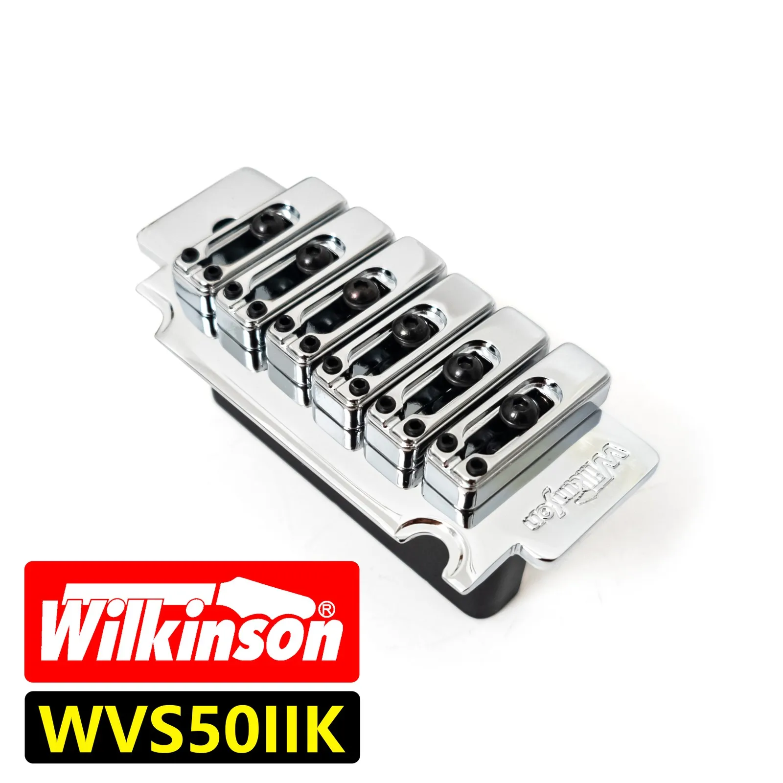 Wilkinson WVS50IIK 2 Point Chrome Tremolo Bridge for Electric Guitar Bridge Replacement Parts