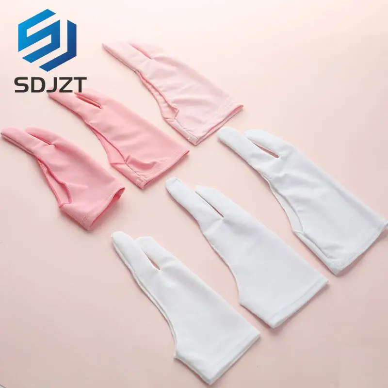 

1PCS Two-finger Drawing Gloves Suitable For Both Right And Left Hand Anti-fouling Gloves For Any Graphics Drawing Tablet