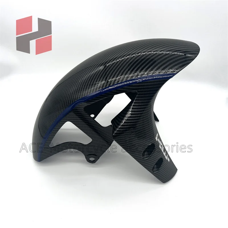 Carbon fiber paint Look Front Fender Splash Mud Dust Guard Mudguard Fairing Cover For Yamaha YZF R1 2009 - 2018 YZF R6 2017-2020