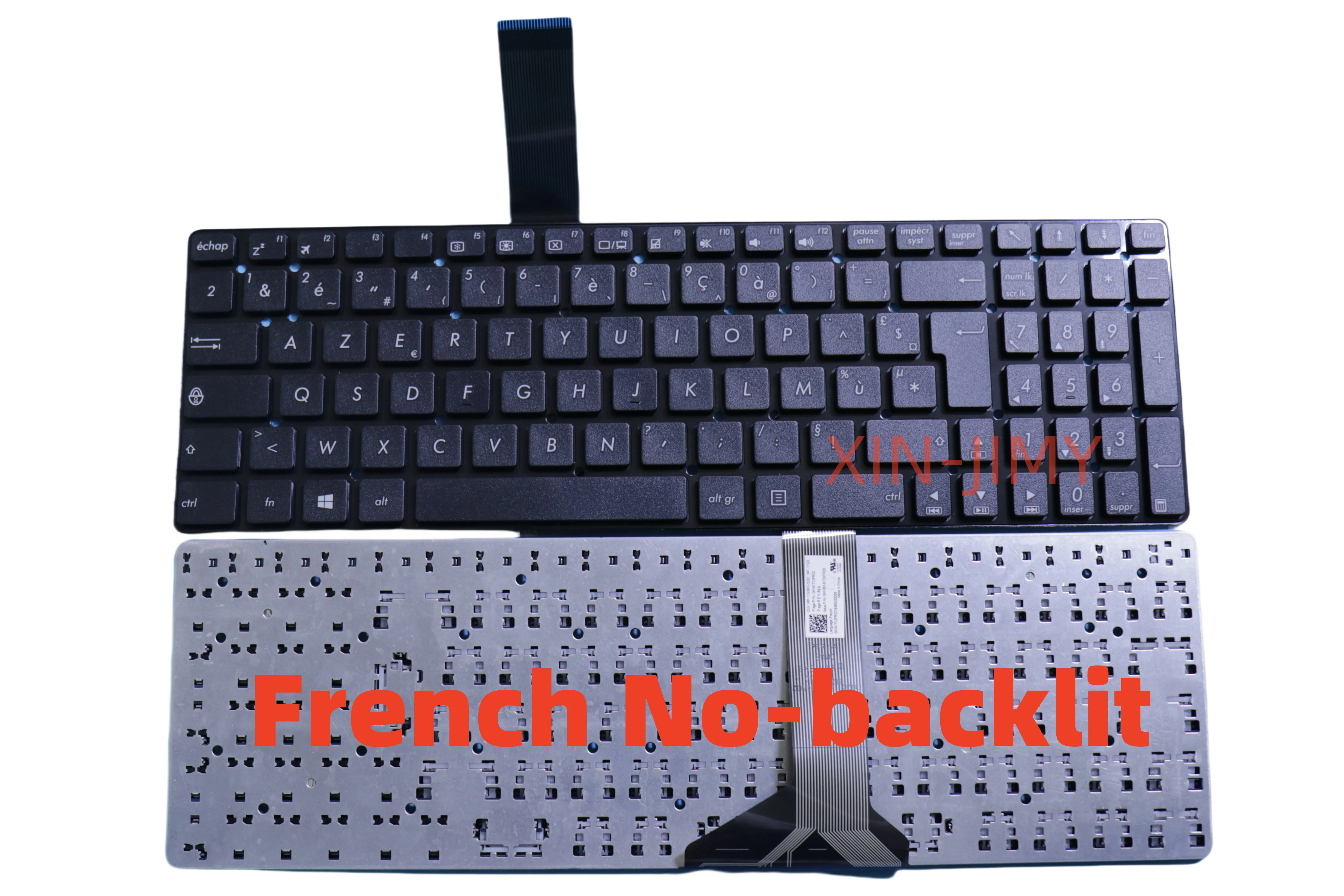 

Французская клавиатура для ноутбука ASUS K55 K55A K55V K55VJ K55VD K55VM K55VS K55XI, черная без подсветки