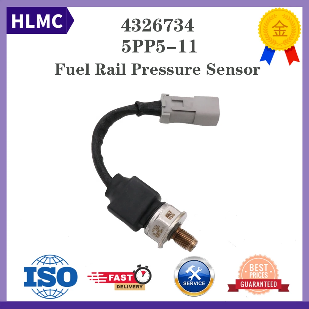 

Construction Machinery Parts Fuel Rail Pressure Sensor 4326734 5PP5-11 2200815 for Cummins