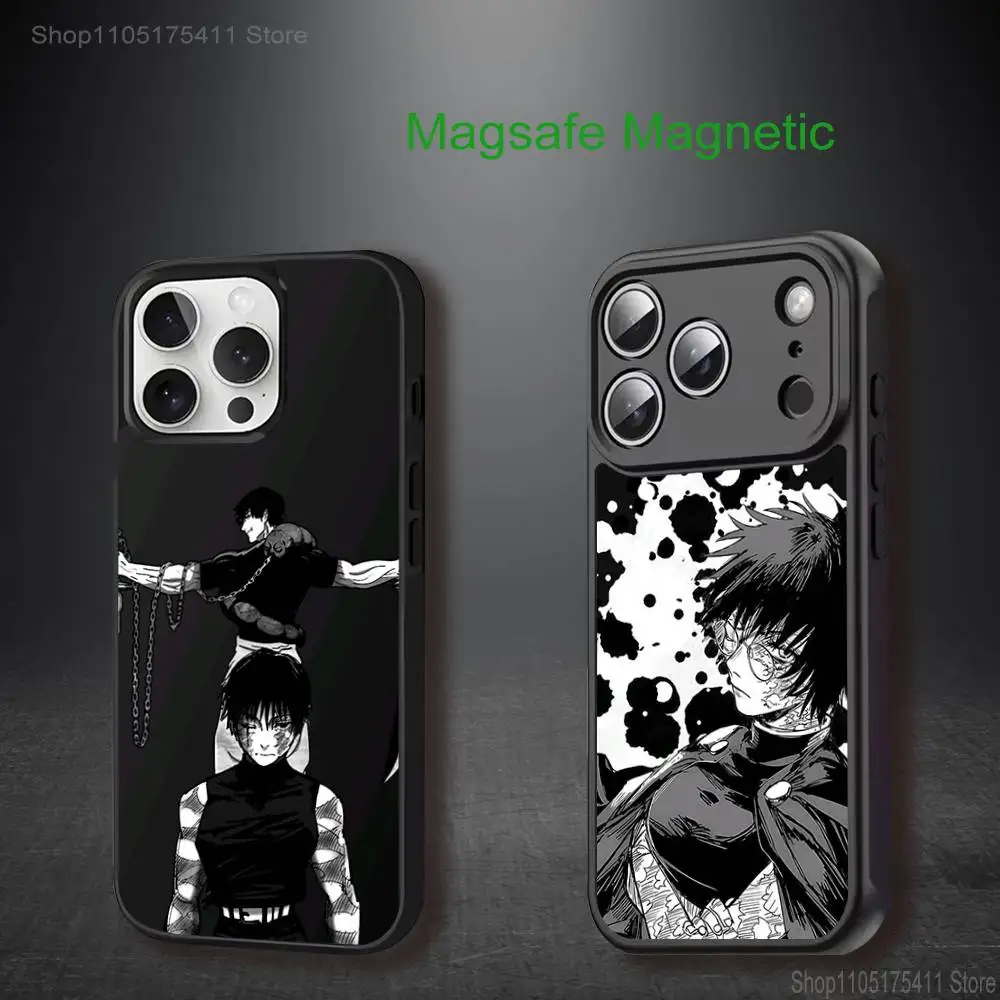 

M-Maki Zenin Jujutsu Kaisen Phone Case For iPhone17,16,15,14,13,12,11,Pro,Max,Plus,Mini,SE4,E Magnetic Magsafe Wireless Charging