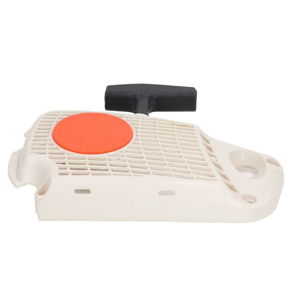 Plastic Starter Assembly Compact Easy to Install Recoil Starter Assembly White for STIHL MS192 192T 193 193T 1137 080