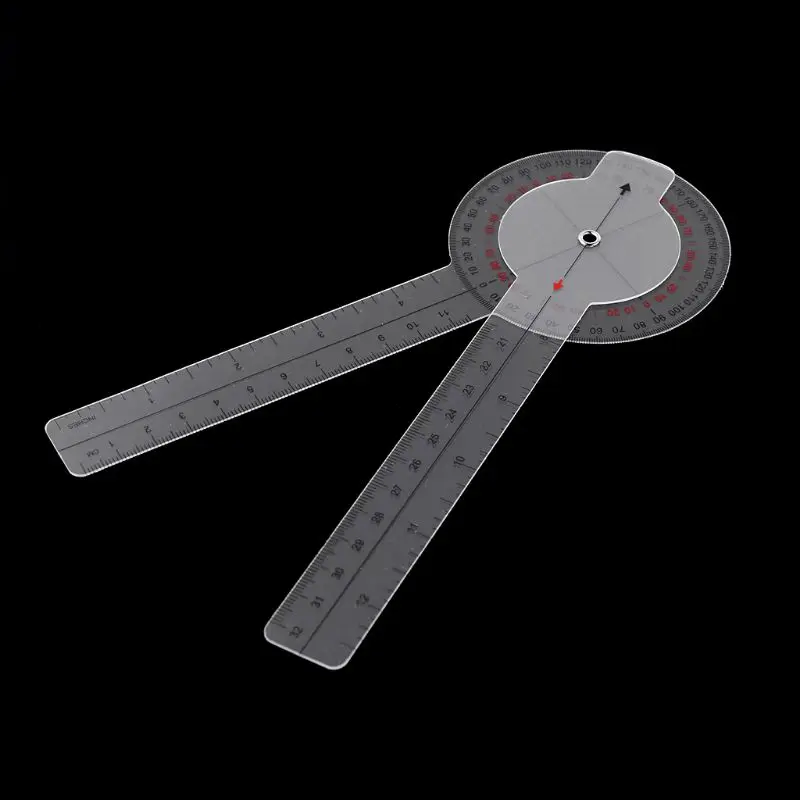

Portable Goniometer Medi cal Joint Ruler Calibrated Orthopedics Angle Rule Spinal Finger Angle Ruler Protractor 13-inch