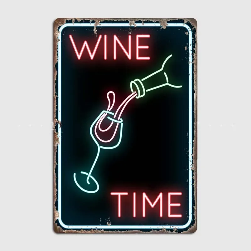 Drink Up Poster Neon Signs Retro Tin Sign Room Decor Game Life Vintage Metal Plates Movie Time Gaming Room Decoration Wall Home