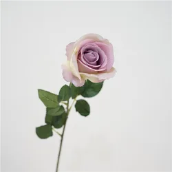5Pcs Latex Rose Decor Artificial Flowers Real Touch Roses Wedding Fake Flowers Bridal Bouquet Home Display Party Design Florals