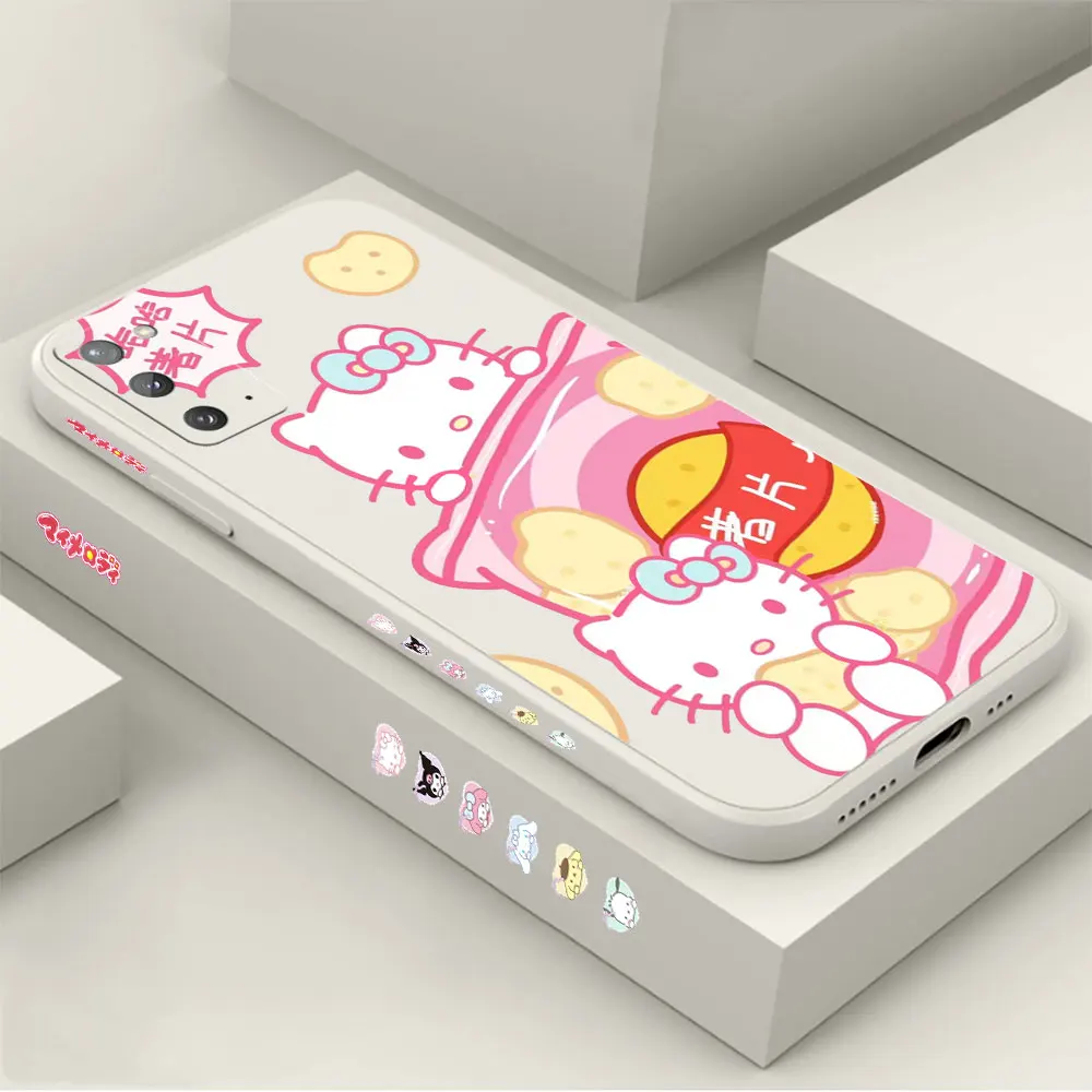 Hello K-Kitty My M-Melody Phone Case For Samsung Note 20 10 9 Ultra Plus Pro Lite A13 A12 A11 A10 A10S M80S M60S M40S A32 Cover