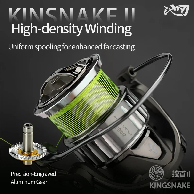 chilent-kinsnake-ii-1000-4000-spining-reel-8-1bb-8kg-max-drag-fishing-reel-with-upgraded-aluminum-gears-for-freshwater-saltwater