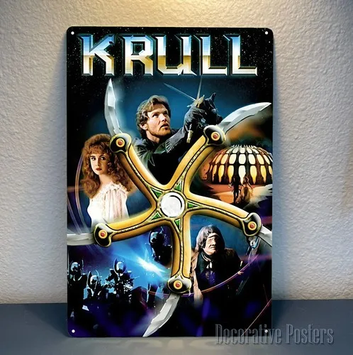 Krull Movie Metallposter - Sammlerstück -