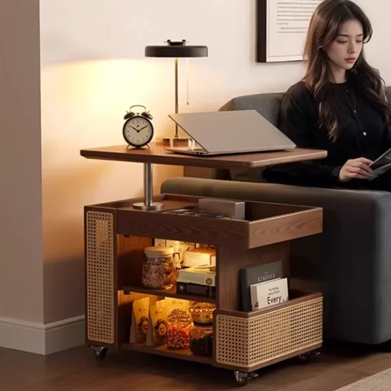 طاولة القهوة الأوروبية رفع عربة طبيعية الخشب الشمال طاولة القهوة مركز الحد الأدنى ميسا دي سنترو سالا أثاث الغرفة #6