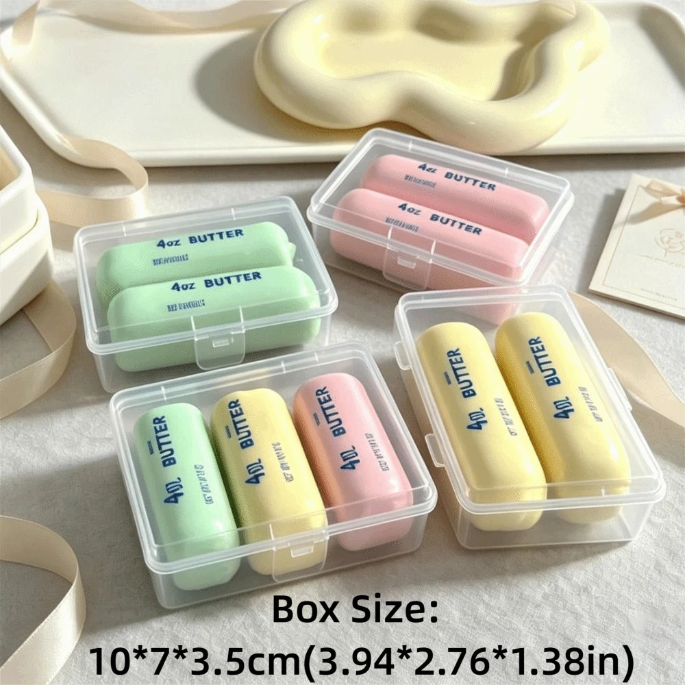 Fun Event Party Favors Handmade Wax Cracking Fake Food Butter Cheese Tactile Squeeze Prop ASMR Crunchy Sound Goodie Bag Stuffer
