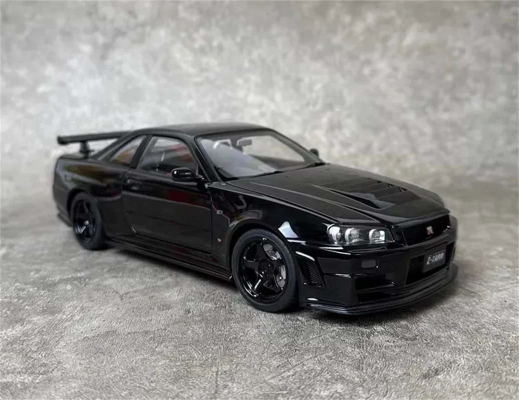 

AutoArt 1/18 для NISSAN GT-R R34 Z-tune nismo литая модель автомобиля игрушки Подарки хобби серебро/черно-фиолетовый коллекционный дисплей