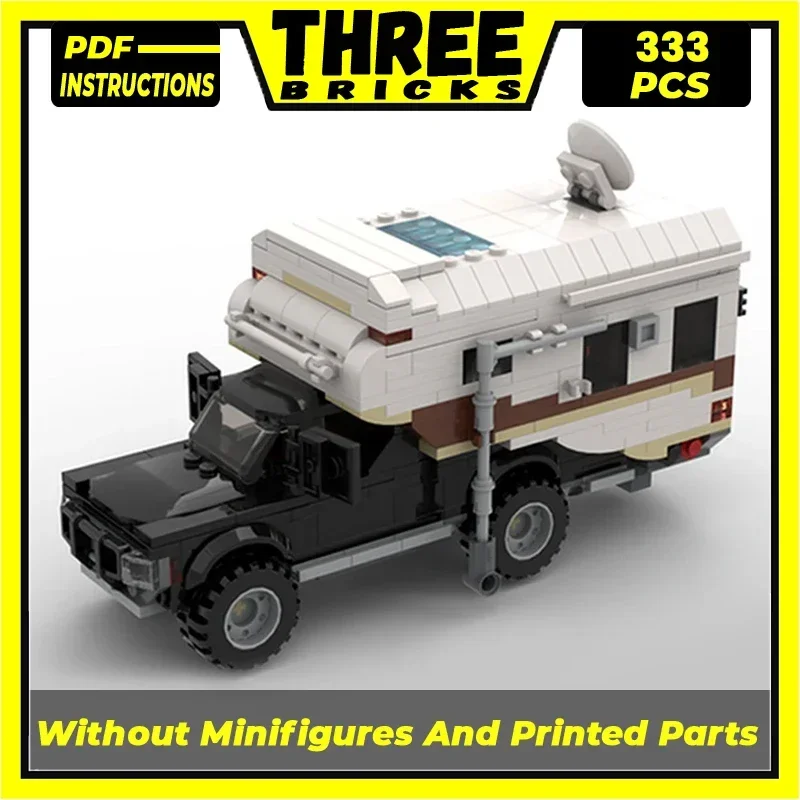 City Car Model Moc Building Bricks Perfect C-10 Classics Camper Technology Modular Blocks Gifts Christmas Toys DIY Sets Assembly