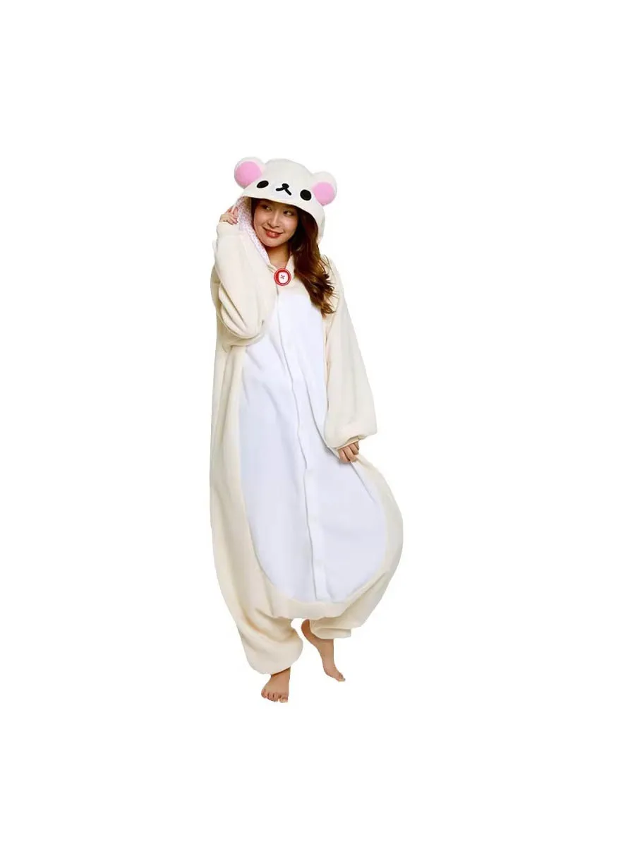 Sazac Rilakkuma Kigurumi Kombinezon Anime dla Dorosłych Piżama Kawaii Urocza Postać z Kreskówki Odzież Domowa na Imprezę — 2