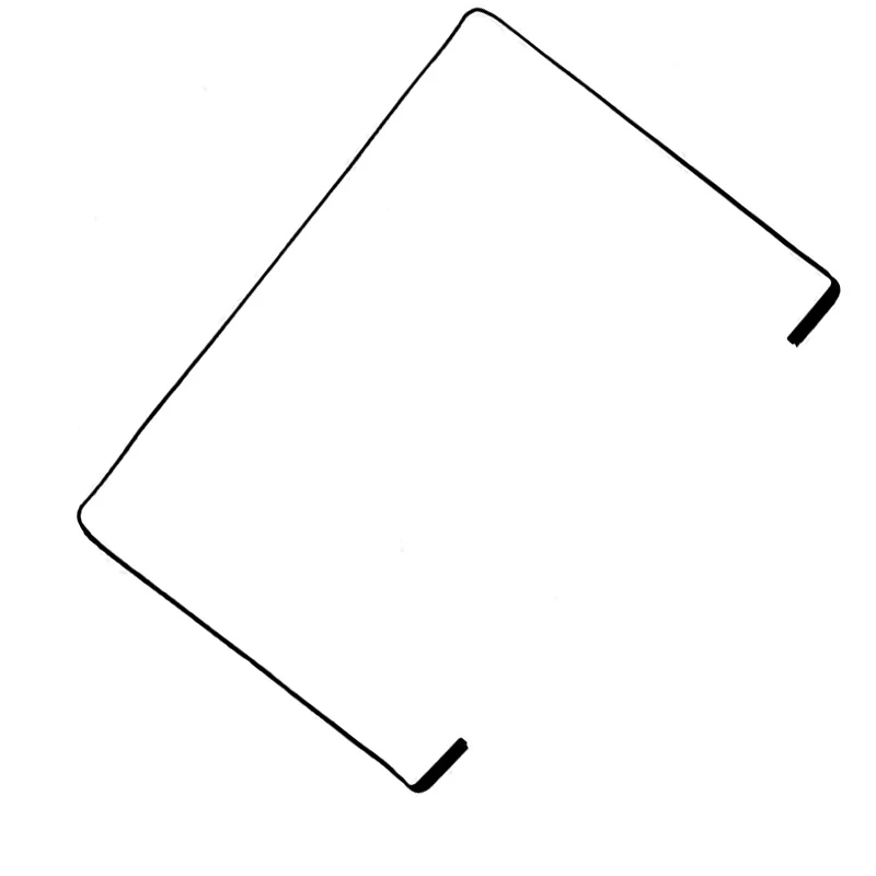 Para MacBook LCD frontal marco circular de goma A2141 para Macbook pro 16"