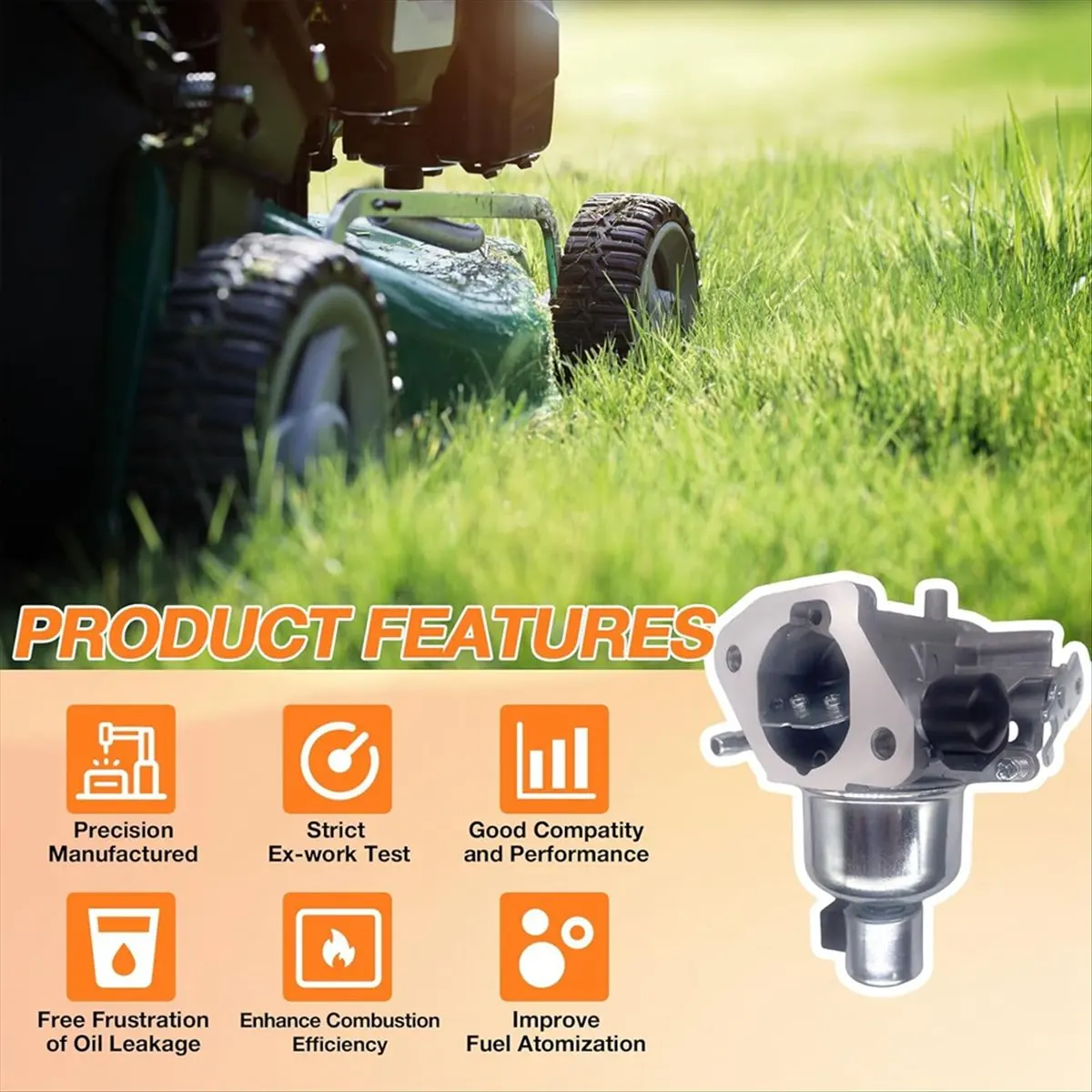 

A74U Carburetor for 7000 Series KT725 KT730 KT735 KT740 KT745 22HP 23HP 24HP 25HP Engines Carb with Air Oil Filter