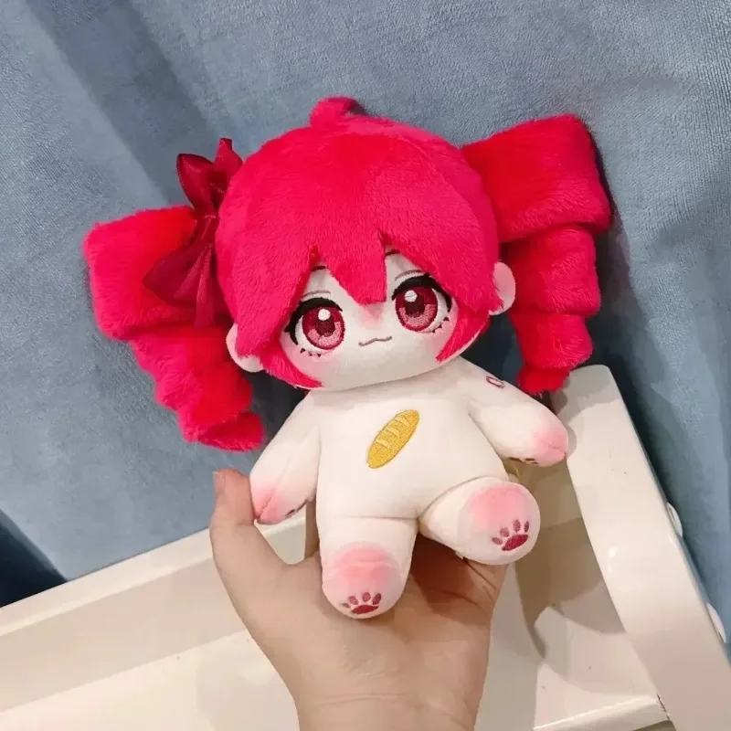 Game Girl Kasane Teto Attribute Lovely Plush Cotton Doll Body Cartoon Dress Up Toy Figures Dolls Toy Cosplay Plushie Gift 20cm