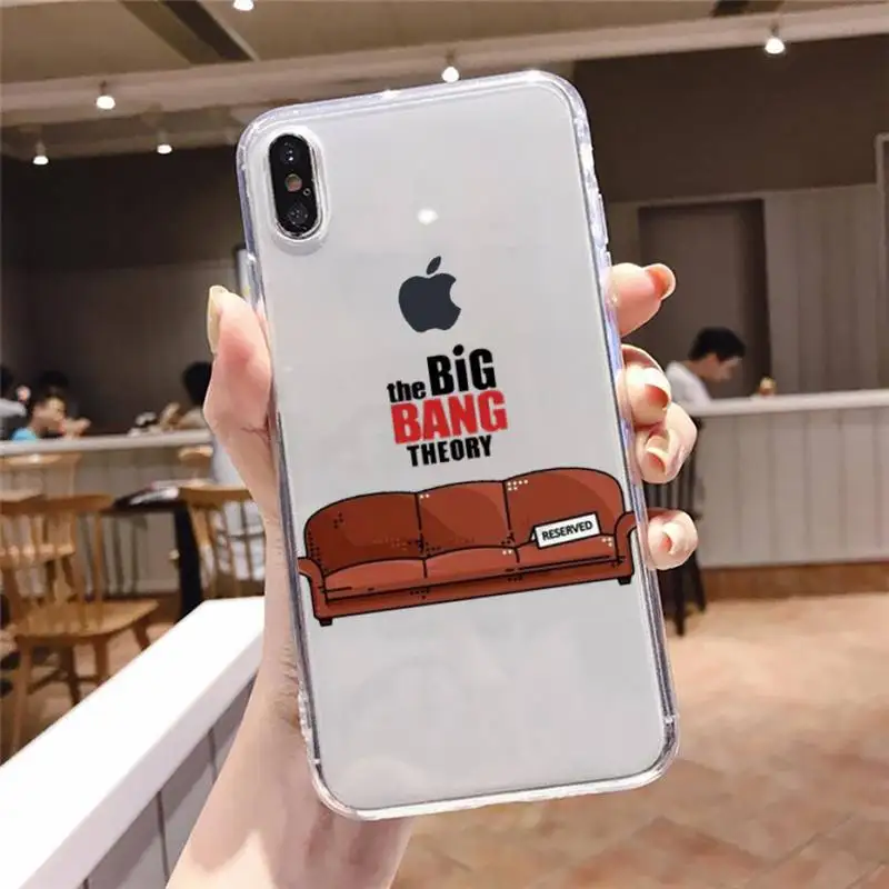 TV Shows The Big Bang Theory Sheldon Case for iPhone 15 14 13 12 11 Pro Max 14 Plus X Xs Max XR 8 7 Plus Soft Transparent Cover