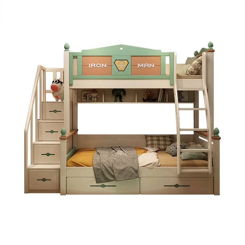 

Rama Dynasty full solid wood bed children bunk bed modern design new style kids bed