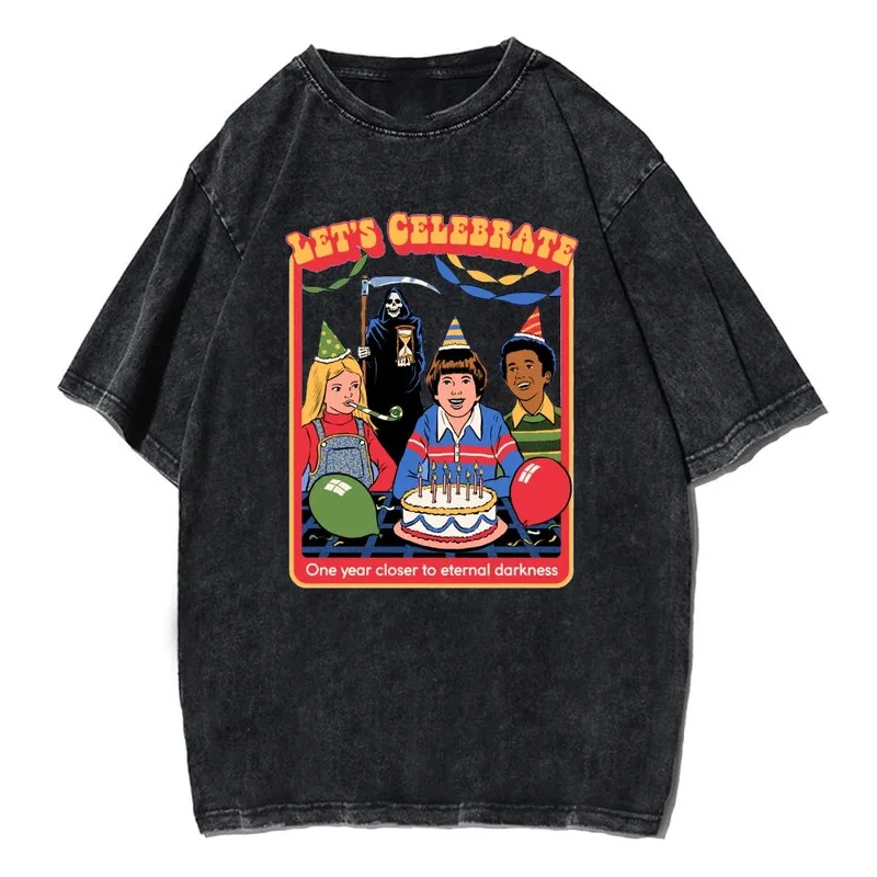 

The Cat Dimension Tshirt Seasons T Shirt Men Women Unisex Y2K T-Shirt Clothing Top Tee Cotton Oversize Loose Wash Retro Shirts