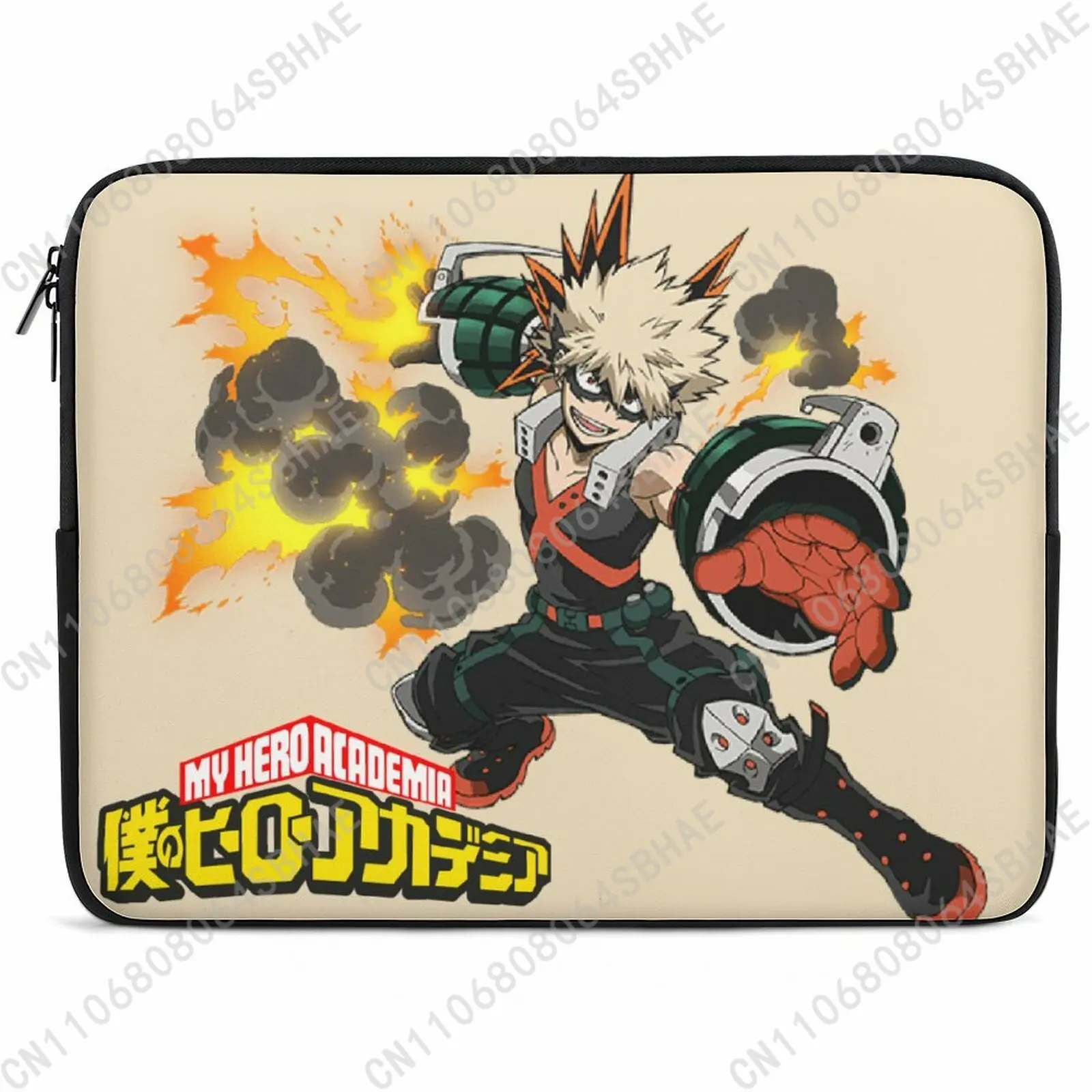 

My Hero Academia Bakugo Katsuki No Handle Laptop Case Suitable Multiinch Inch Personalized Pattern Neoprene Bag School Students