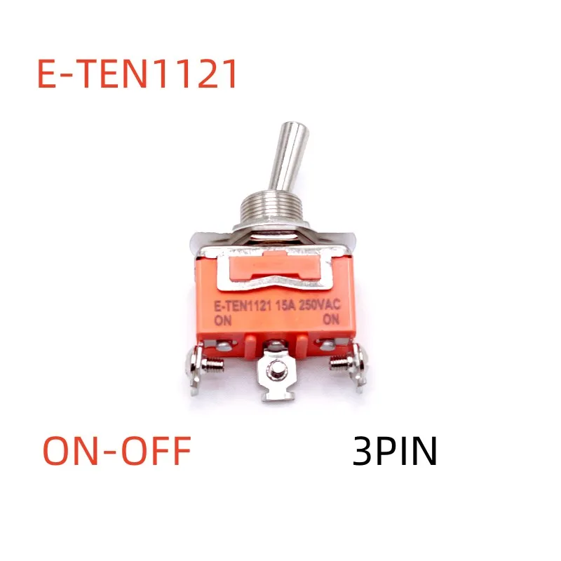 1/5 pz nuovo di alta qualità 15A 250V SPST 2 4 6 terminale ON OFF interruttore a levetta tappo impermeabile autobloccante in acciaio inossidabile