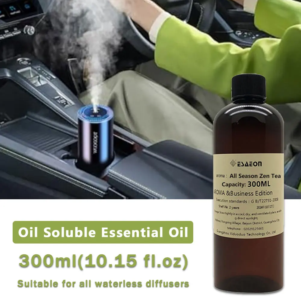 ESAEON 300ml(10.15 fl.oz) All Season Zen Tea Essential Oils, Diffuser Supplement Liquid/Bar Hotel Diffuser Replenish Perfume Oil