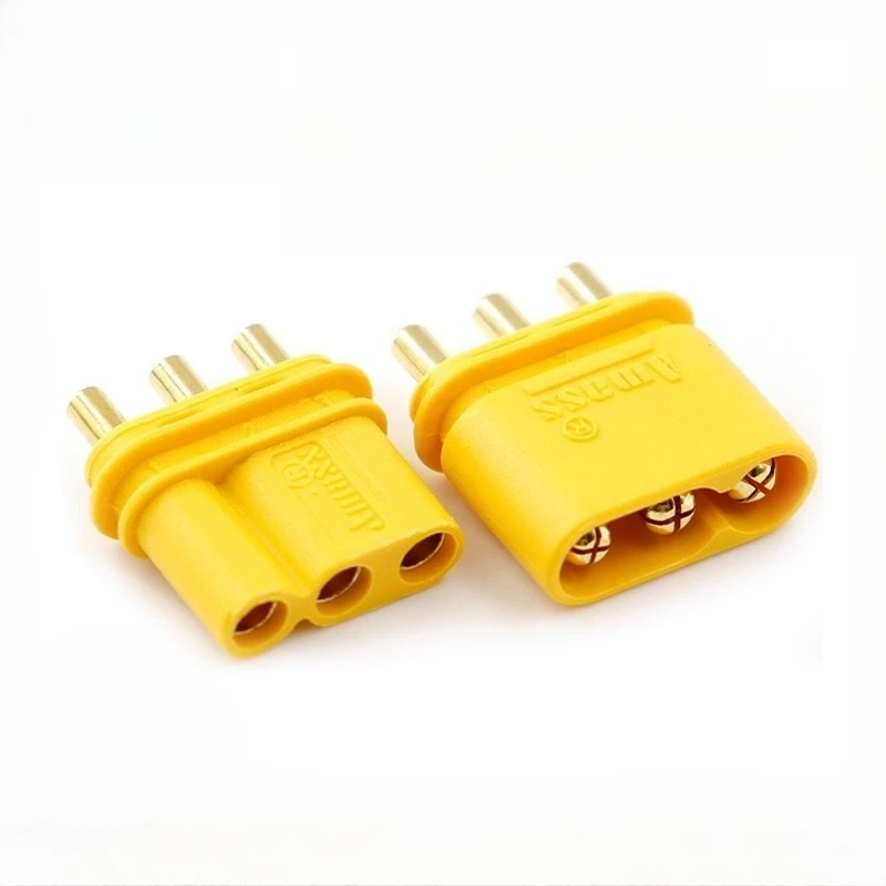 

5PCS/10PCSAmass ams plug MR30PB-M/F plug upright PCB motor model aircraft three-pin lithium battery pair plug