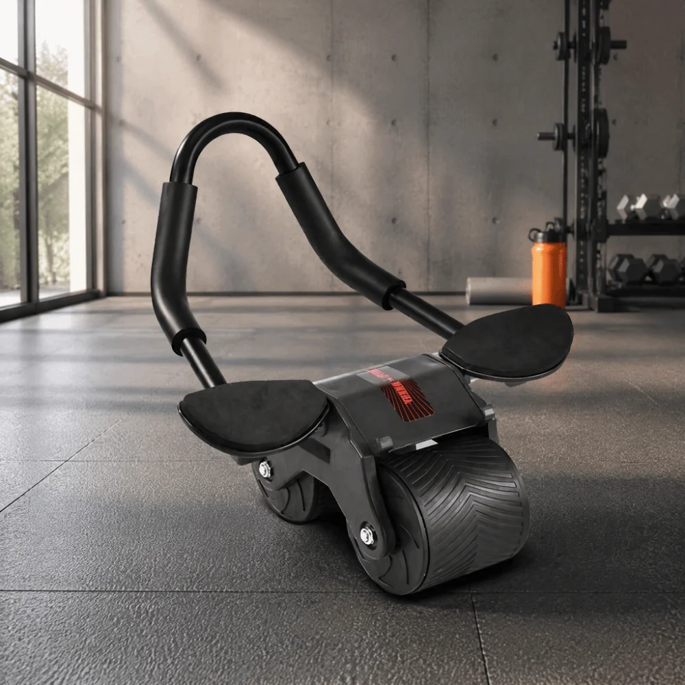 Roda de Abdômen com Retorno Au - Ab Roller Wheel With Elbow Support avaliação e preço